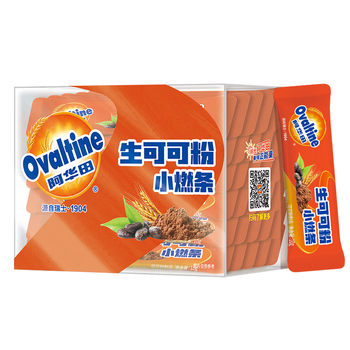 阿华田（Ovaltine）天然未碱化生可可粉10g*30条 早餐代餐烘焙咖啡牛奶冲饮伴侣