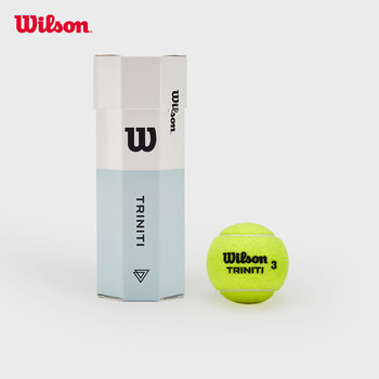 Wilson威尔胜TRINITI全场地专业比赛网球 3颗装【球上数字随机】