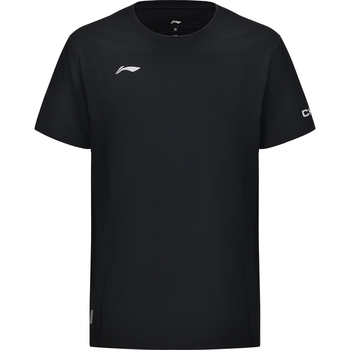 李宁（LI-NING）乒乓球服国家队荣耀国旗速干T恤训练运动服短袖文化衫上衣 XS 