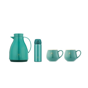 WORLD KITCHEN  绿欣美佳杯壶四件组/ WK-LXMJ4/KZ/GR