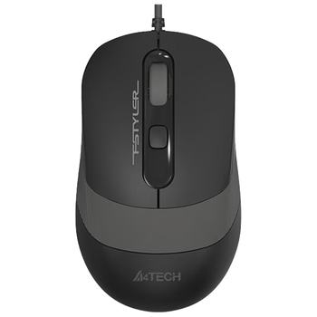 双飞燕（A4TECH）FM10 中手 对称 有线鼠标 办公鼠标有线电脑鼠标有线外设笔记本鼠标有线 618大促 遂空灰 有线