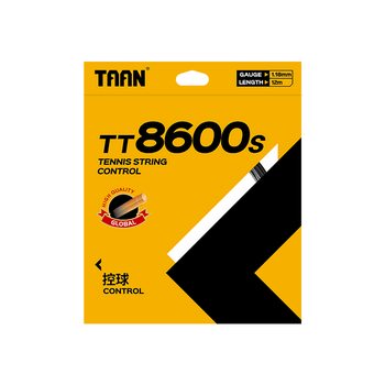 Taan泰昂网球线硬线力量控球高弹性耐打TT8600s六角威力黑色12M单条装