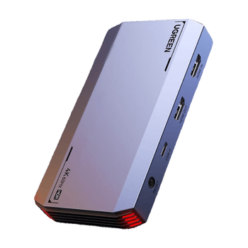 绿联HDMI视频采集卡4K60Hz高清RGB24 适用Switch2/PS5索尼佳能尼康相机电脑手机iPad游戏直播录制CM700