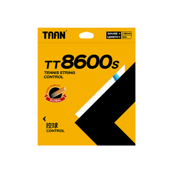 Taan泰昂网球线硬线力量控球高弹性耐打TT8600s六角威力蓝色12M单条装