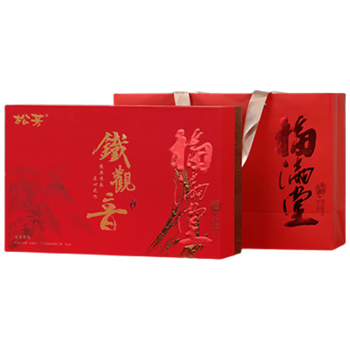 安溪铁观音乌龙茶祥华产区福满堂清香型特级296g轻火礼盒装茶叶 送礼