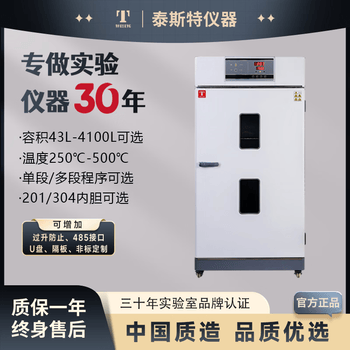 TAISITE泰斯特电热鼓风干燥箱大容量625L立式300℃基础款 WGL-625D