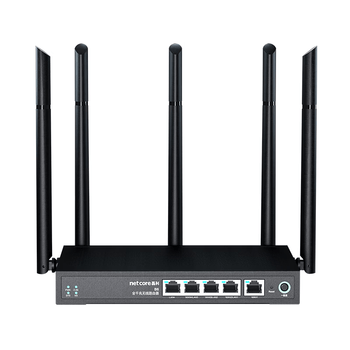 磊科（netcore）B6全千兆无线路由器企业级 wifi5G双频 1200M多WAN口 家用商用高速5天线路由