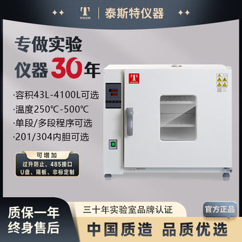 TAISITE泰斯特电热恒温干燥箱老化试验烘箱不锈钢内胆202系列 202-2DB