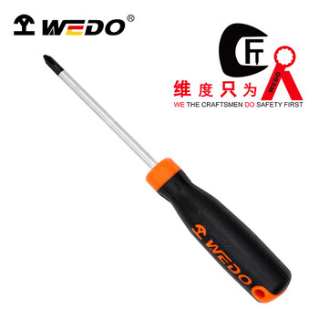 维度WEDO胶柄十字螺丝刀十字改锥螺丝批合金工具钢8X200mmWD611-34/把