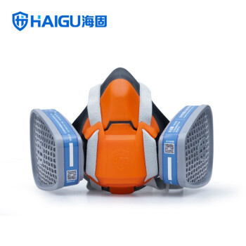 海固（HAIGU）HG602半面罩防毒套装（H2S）防毒半面罩搭配8号滤毒盒