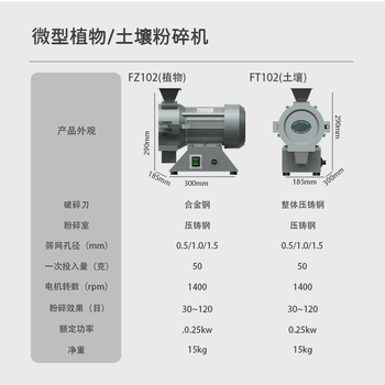 泰斯特（TAISITE）泰斯特粉碎机研磨机实验设备仪器磨粉磨药材 FT102