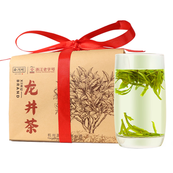西湖牌2026新茶上市上市绿茶龙井茶叶 雨前三级春茶纸包200g自己喝