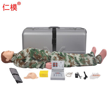 仁模 RM/CPR390身心肺复苏模拟人CPR心脏按压训练人体急救假人模型橡皮人可定制