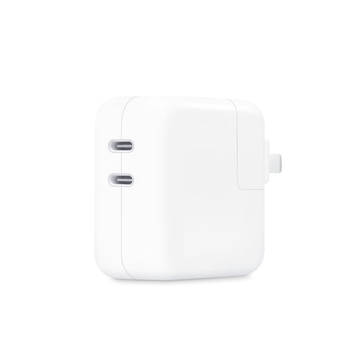 Apple/苹果 35W双口-竖向 type-c充电器原装多口快充 旗舰店苹果iPhone 17 Pro Max/iPad/Mac充电头