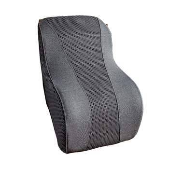 8H腰靠记忆绵人体工学腰垫办公室靠枕座椅靠背垫腰垫浅灰色K5