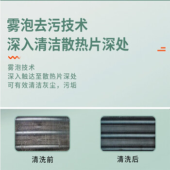 HOWE空调清洗剂2600ml家用挂机柜机免拆洗强力去污汽车空调除臭清洁剂