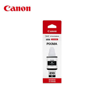 佳能（Canon）GI-890 BK 原装黑色墨水 适用G4810/G4800/G3812/G3810/G3800/G2811/G2810/G2800/G1810/G1800
