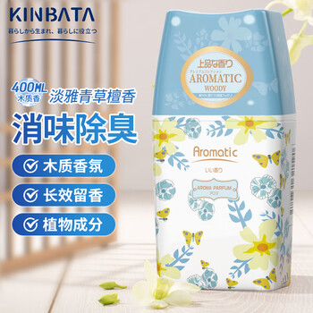 kinbata空气清新剂香氛卧室客厅卫生间厕所除臭去异味除臭剂-木质香400ml