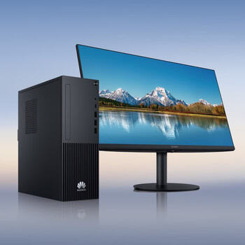 华为（HUAWEI）擎云W585y台式机+27寸 麒麟9000X/16GB+512GB+1TB/无光驱/无WIFI  麒麟/统信永久授权3年升级服务 