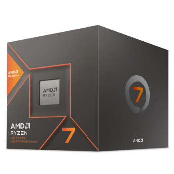 AMD锐龙7 8700G处理器 8核16线程 加速频率至高5.1GHz 内置NPU支持AI 含Radeon Graphics集显 盒装CPU