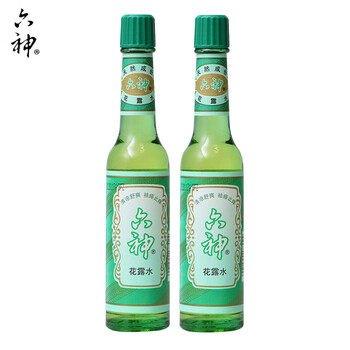 六神 花露水 经典玻璃瓶95ml*2瓶 清凉舒爽夏季防蚊 新旧包装