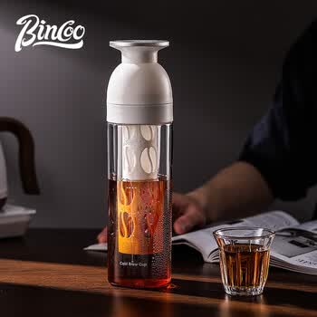 Bincoo冰界冷萃杯咖啡冷萃瓶随行杯子耐高温tritan水杯便携冷泡壶