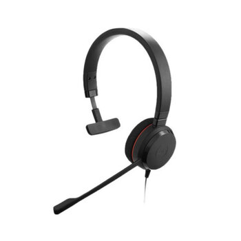 捷波朗（Jabra）话务耳机 Evolve 20 MS USB 会议办公线上网络在线教育学习培训单耳机被动降噪可连电脑单耳