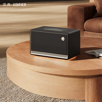 漫步者（EDIFIER） Evo Soul 高品质蓝牙音箱 一体式大功率音响 桌面立体声高清音质居家轻奢便携无线音响 流光黑