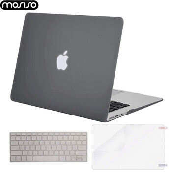 mosiso苹果笔记本电脑保护壳macbookair13保护套pro1416外壳纯色灰色