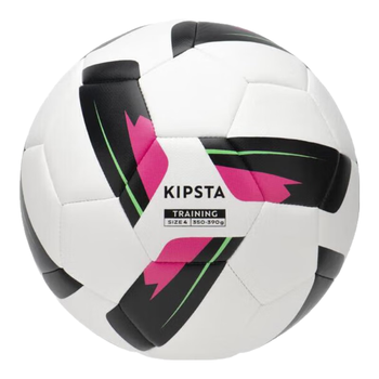 迪卡侬F100足球4号白色合适6-12岁年龄段训练TPU-材质更耐磨-4786370