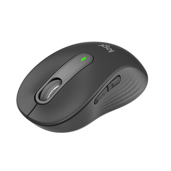罗技（logitech） M650无线蓝牙鼠标 妙控办公静音鼠标Mac苹果ipad鼠标 大小手 L 黑色