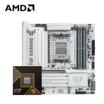 AMD锐龙R9 9950X搭华硕TUF GAMING B850M-PLUS WIFI7 W白色重炮手 主板CPU套装 板U套装