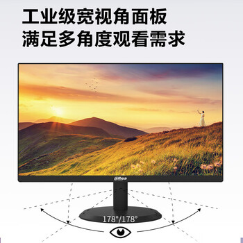 dahua大华22英寸监控显示器 1080P高清画质 大广角低功率 多接口高清宽频监视器 DH-LM22-J200 dahua大华22英寸监控显示器 1080P高清画质 大广角低功率 多接口高清宽频监视器 DH-LM22-J200