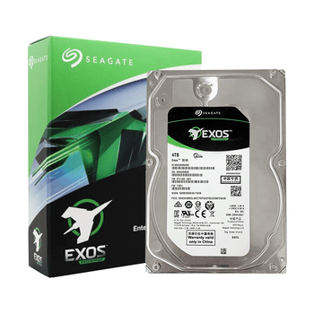 希捷(SEAGATE)企业级硬盘 4TB 256MB 7200RPM CMR垂直 SATA 希捷银河Exos 7E10系列 服务器硬盘ST4000NM000B