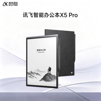 科大讯飞（iFLYTEK）10.65英寸电子书X5 pro 智能办公会议翻译本 标准版 墨水屏 手写笔记本电纸书平板 灰色