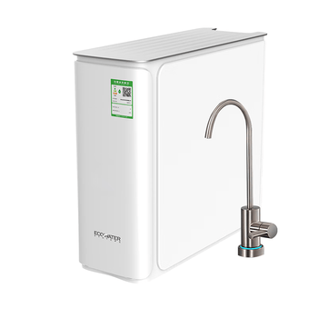 怡口净水(ECOWATER)净水器0阻垢0添加家用厨下直饮等效1200G净饮水机长效RO膜反渗透母婴鲜活水除菌家电水晶ERO152-3