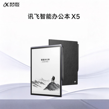 科大讯飞（iFLYTEK）10.65英寸电子书X5 智能办公会议翻译本 标准版 墨水屏 手写笔记本电纸书平板 灰色