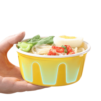 美丽雅一次性饭盒400ml*30套打包盒餐盒带盖食品级可微波水果野餐快餐盒