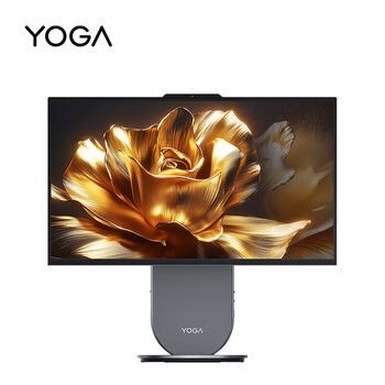 联想YOGA27 一体机电脑 可旋转27英寸电脑主 标配U5-225H 32G 1T固态 集成显卡 AI元启 120Hz高刷