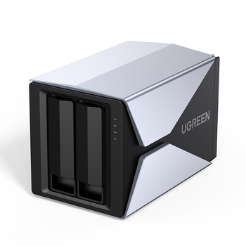 绿联 硬盘柜硬盘盒 多盘位硬盘笼硬盘仓（不带RAID磁盘阵列）通用2.5/3.5英寸SATA串口机械固态硬盘