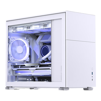 乔思伯（JONSBO）松果D31 标准版白色 MATX机箱（双360冷排/ATX电源/Type-c Gen2 10Gbps+/垂直风道/长显卡）