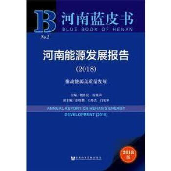 河南能源发展报告2018推动能源高质量发展2018版河南蓝皮书魏胜民袁凯