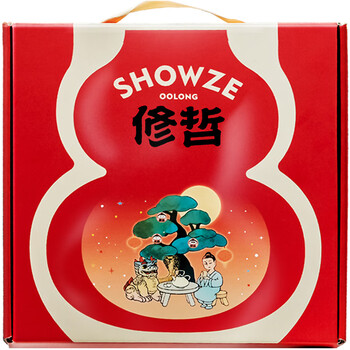 修哲乌龙茶台湾高山御守乌龙花果香200g礼盒装茶叶无农残新茶可冷泡