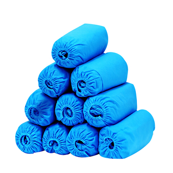 诺兰森迪一次性鞋套蓝色200只 儿童鞋套小学生机房无纺布鞋套防尘加厚防滑