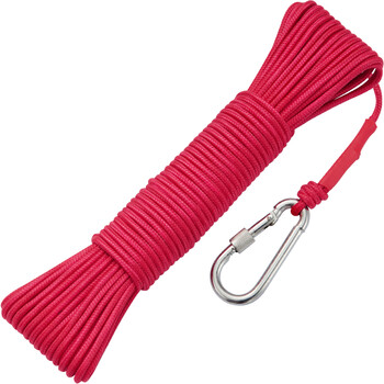 DSB 打捞绳 直径6mm 10米长 含葫芦扣 1根装 安全绳尼龙绳 106R