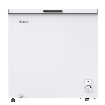 美菱（MeiLing）201升减霜84.1%家用冰柜冷藏冷冻转换冷柜-35°速冻一级能效卧式小冰箱BC/BD-201DT白