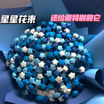 臻时力小红书同款折纸星星花束七夕手工礼物幸运星星空折纸送男友套装