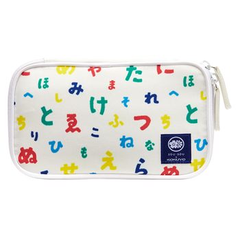 国誉（KOKUYO）SOUSOU联名Pancase文具笔袋大容量铅笔收纳盒 日文假名 1个装 WSG-PC1X132-2