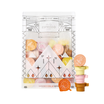 连咖啡 每日鲜萃意式速溶黑咖啡 混合风味2g*55颗