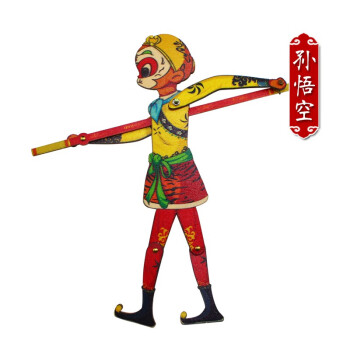 皮影中国风特色工艺礼品幼儿园皮影教学道具亲子玩具节日礼物孙悟空